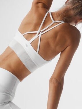 Alo Yoga Lavish Bra in White